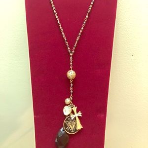 Guess multi charm necklace